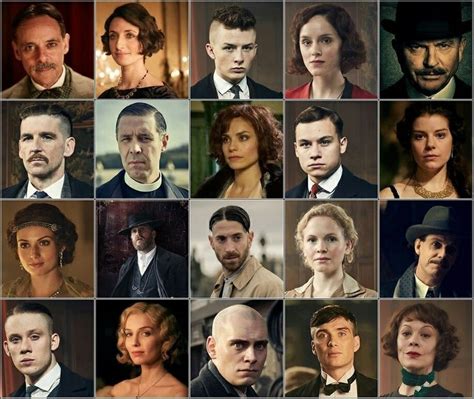 Peaky Blinders cast members with VERY famous。